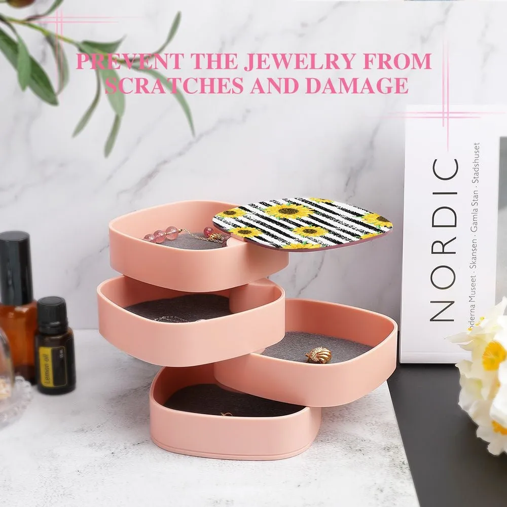 4-Layer Rotating Jewelery Organizer