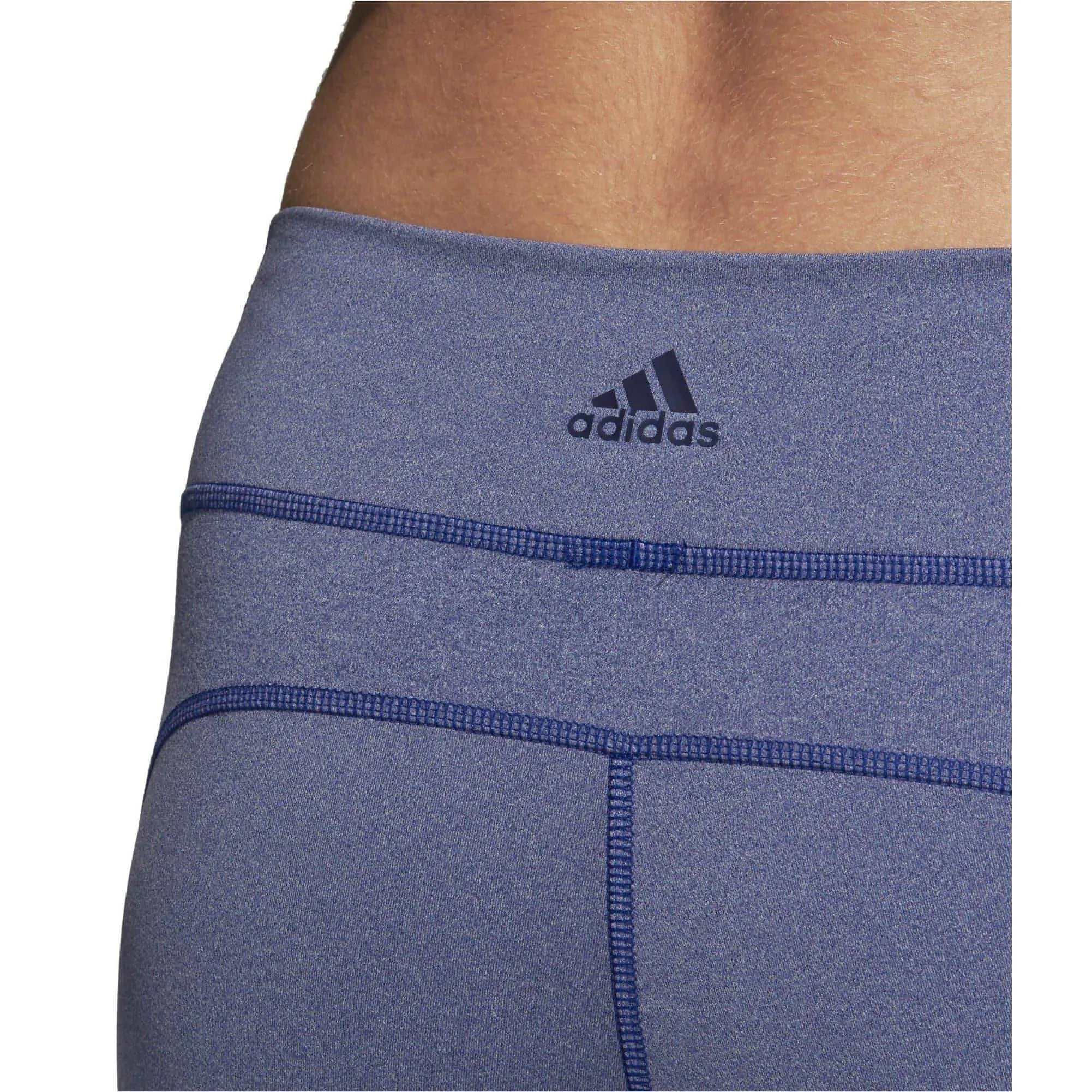 adidas Believe This Mid Rise Womens 7/8 Training Tights - Blue