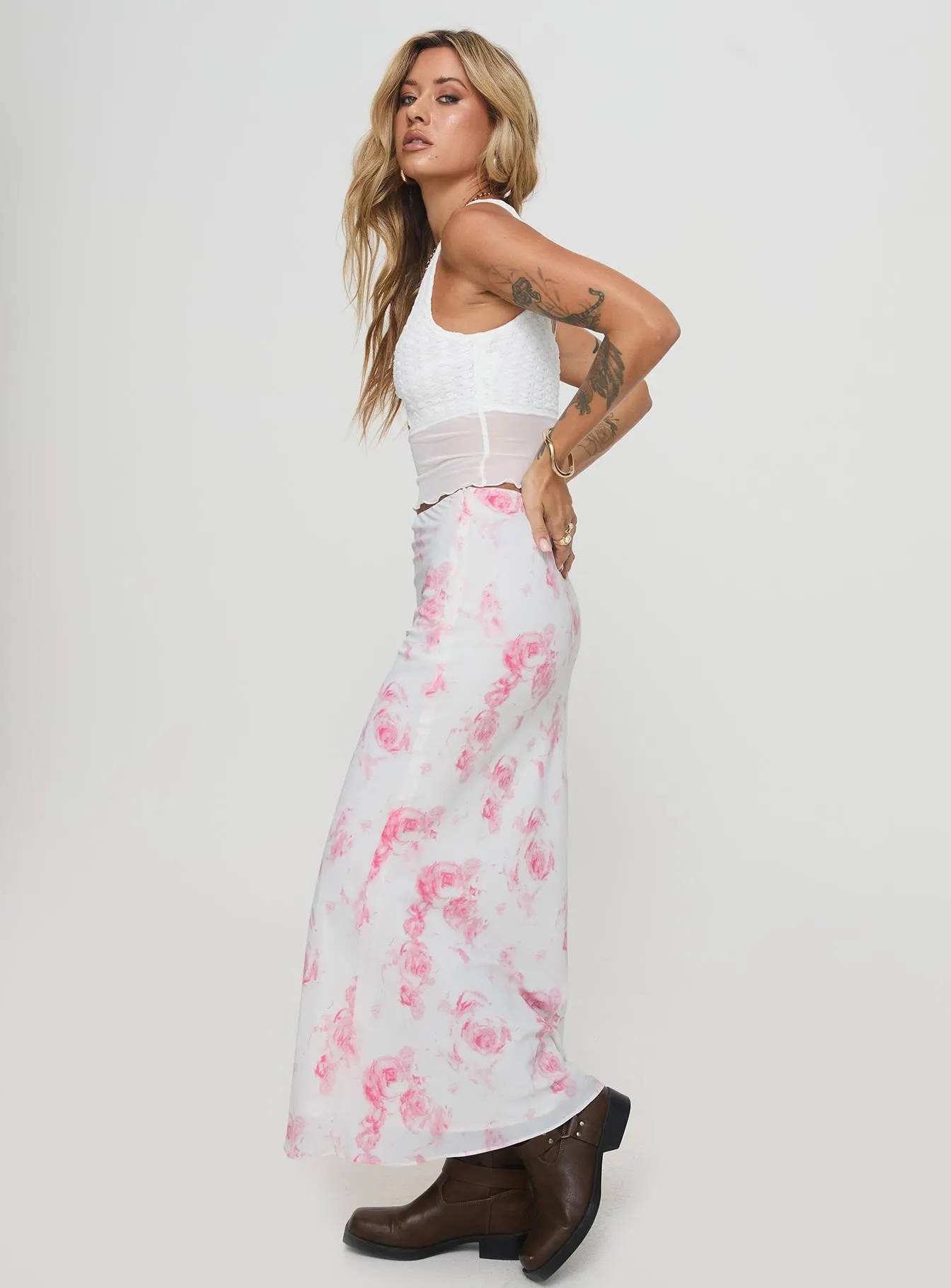 Agave Maxi Skirt Floral