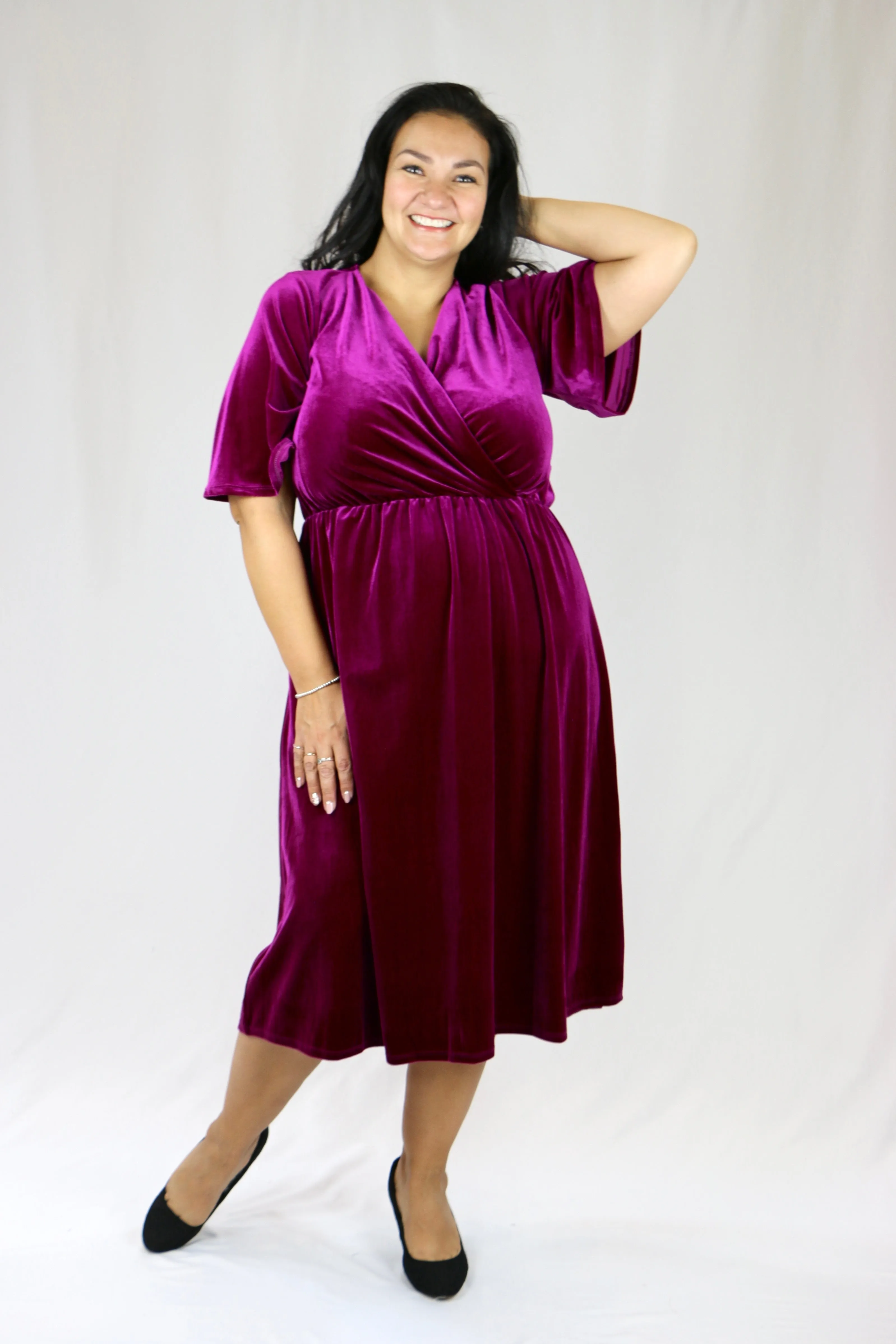 Alia Dress - Sparkle Velvet