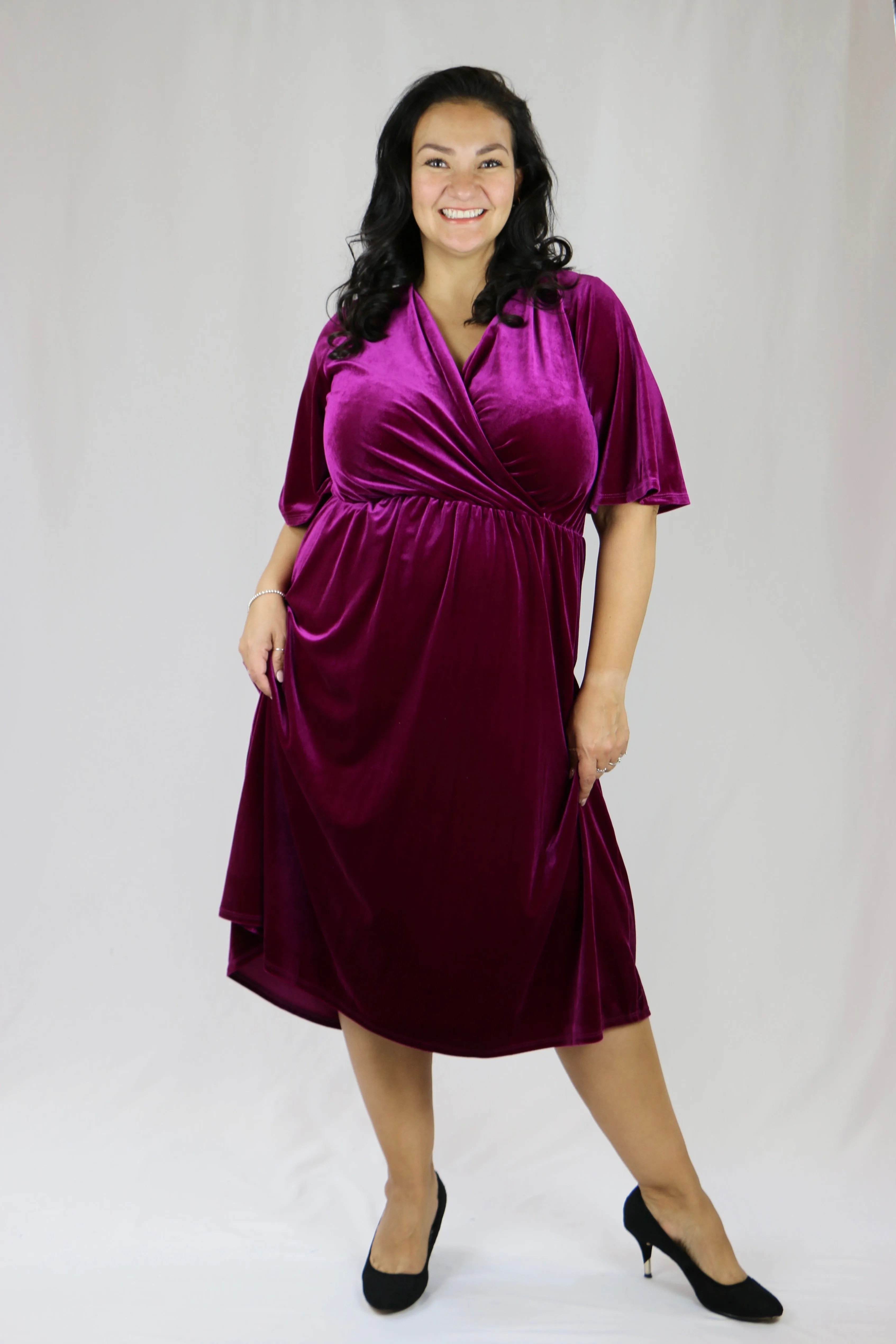 Alia Dress - Sparkle Velvet