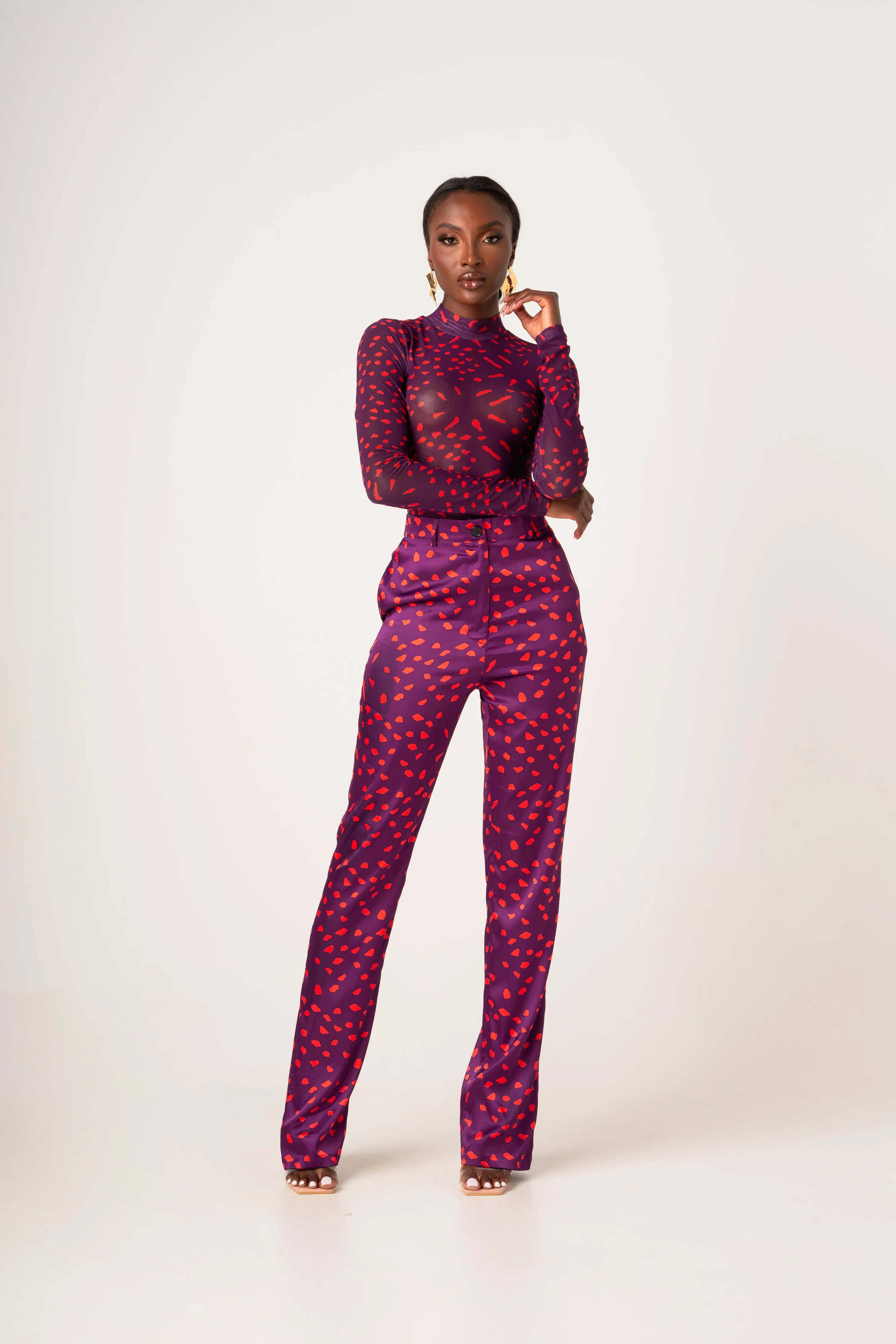 AMINAH HIGH WAIST PANTS (STRAIGHT LEG)