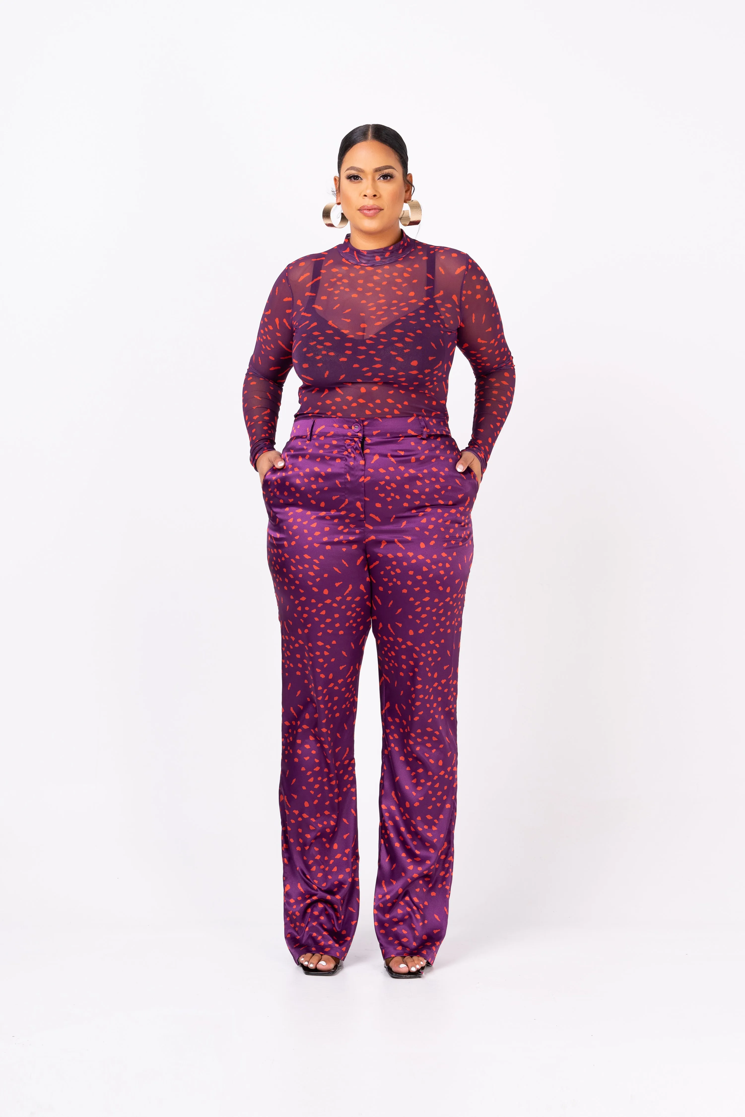 AMINAH HIGH WAIST PANTS (STRAIGHT LEG)