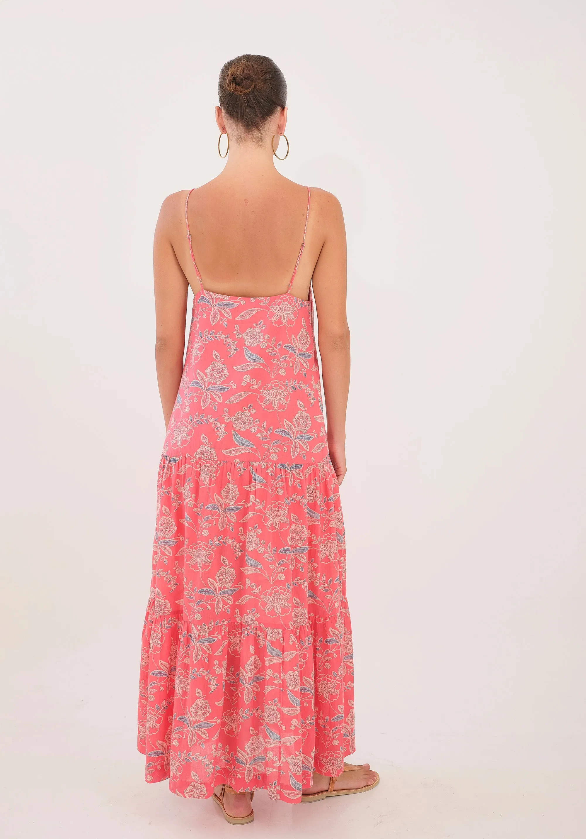 Artemisia Maxi Dress - Red Floral by Desert Queen