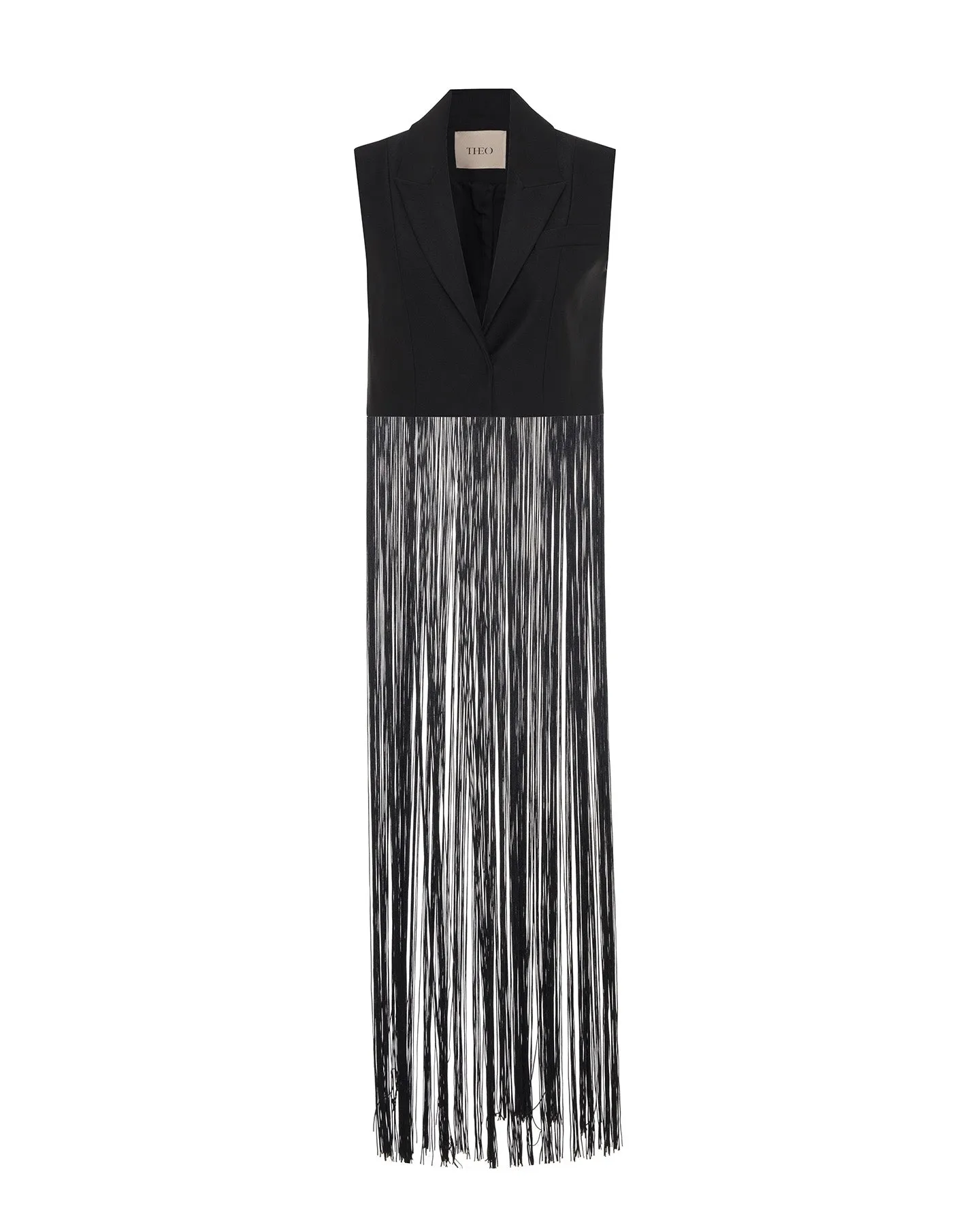 Atlas Fringed Sleeveless Blazer