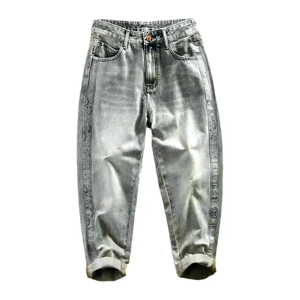 Bleached men's jeans