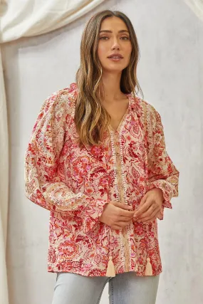 Boho Print Blouse #926