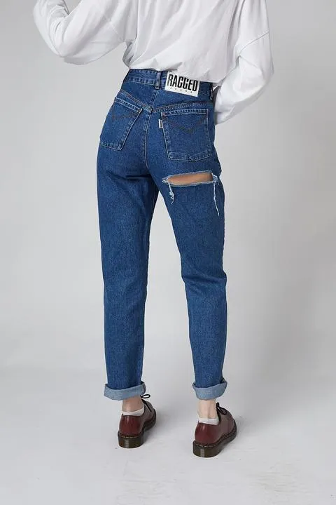 BUTT CUT DENIM - INDIGO