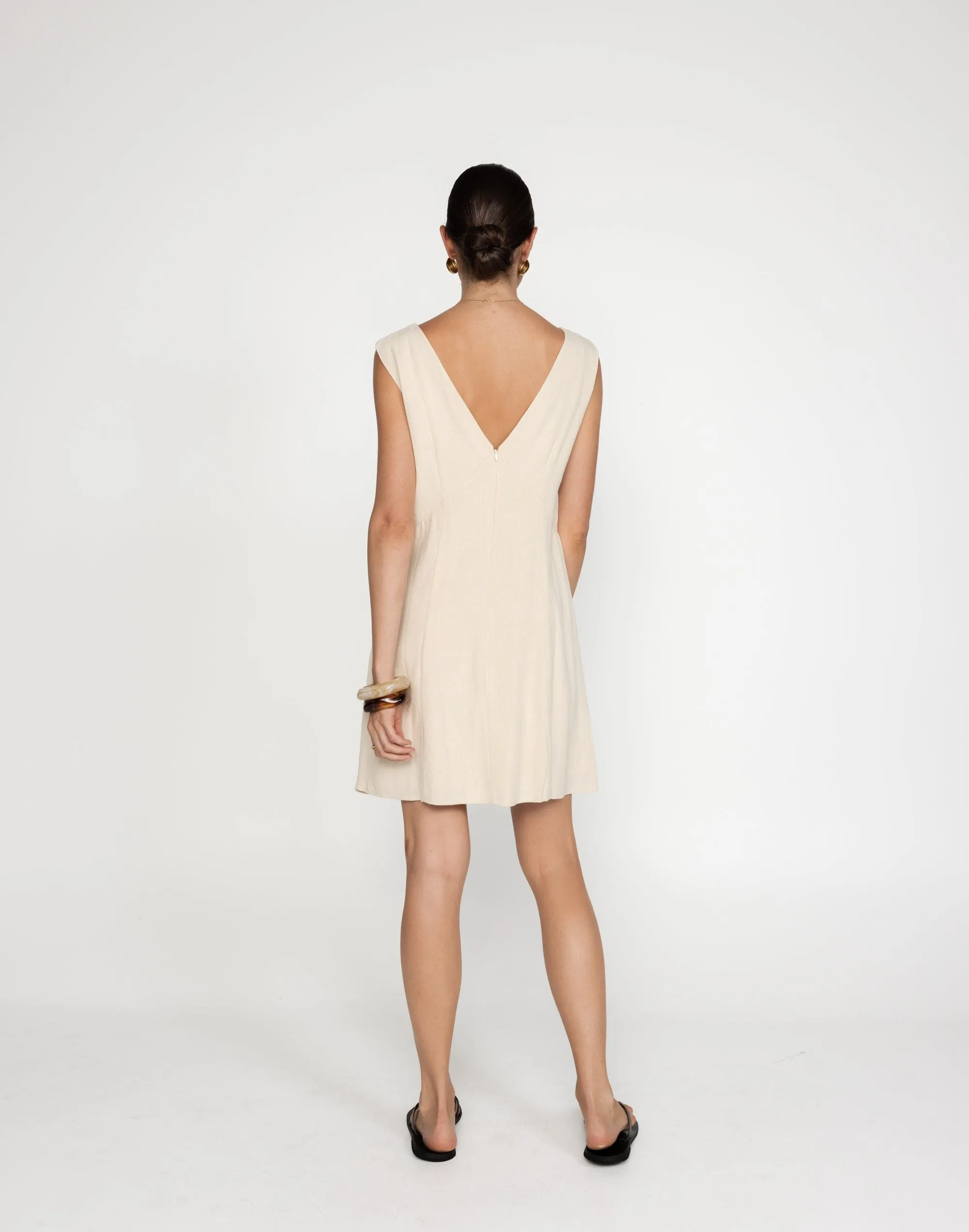 Chappell Mini Dress (Latte)