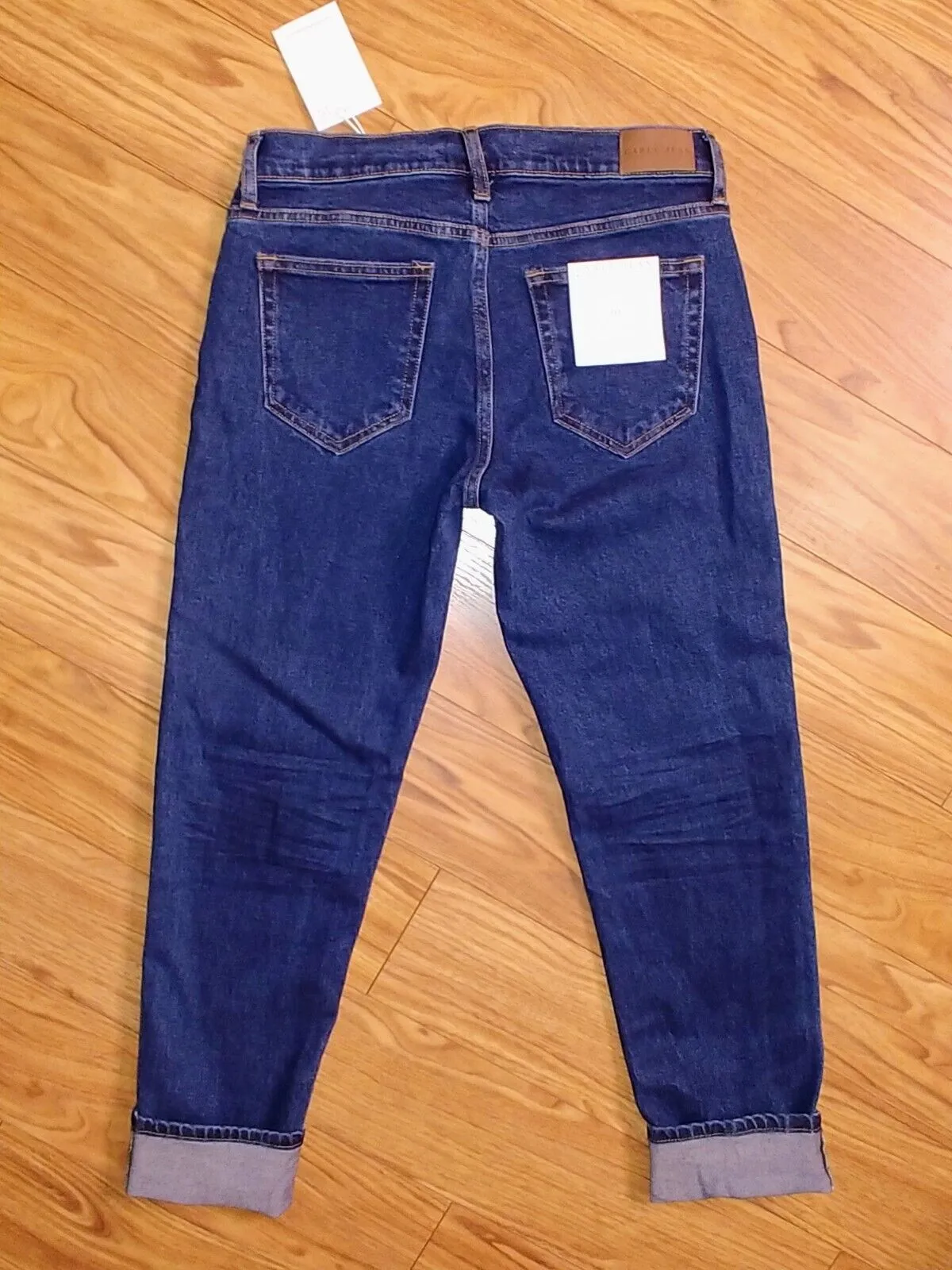 CJLA Carly Jean Los Angeles Tapered Boyfriend Medium Wash Denim Jeans Size 1