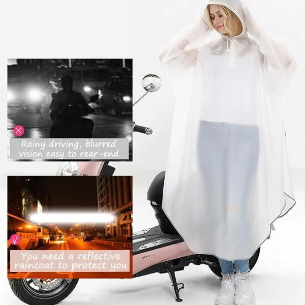 Creative Night Reflective Raincoat