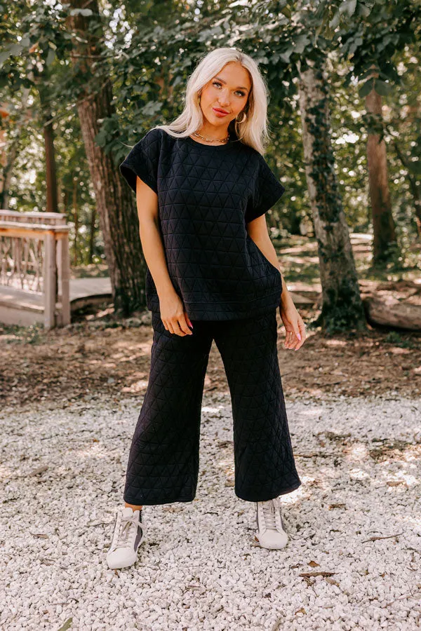 Creekside Cabin High Waist Pants In Black