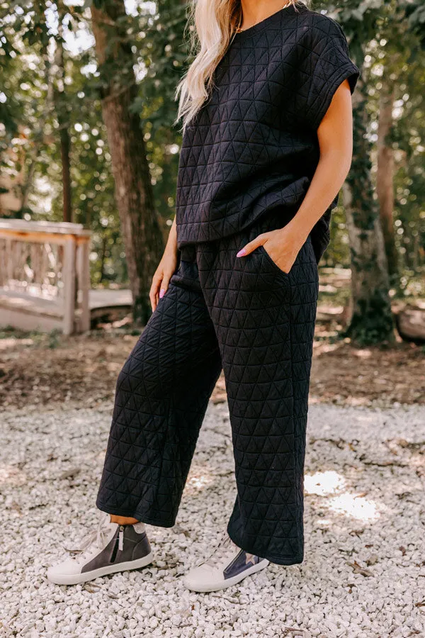 Creekside Cabin High Waist Pants In Black