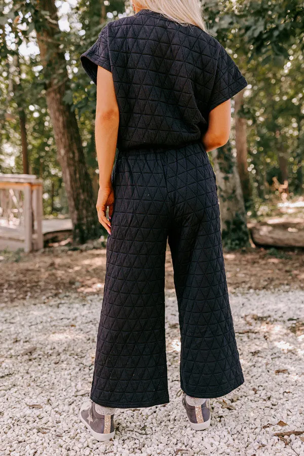 Creekside Cabin High Waist Pants In Black