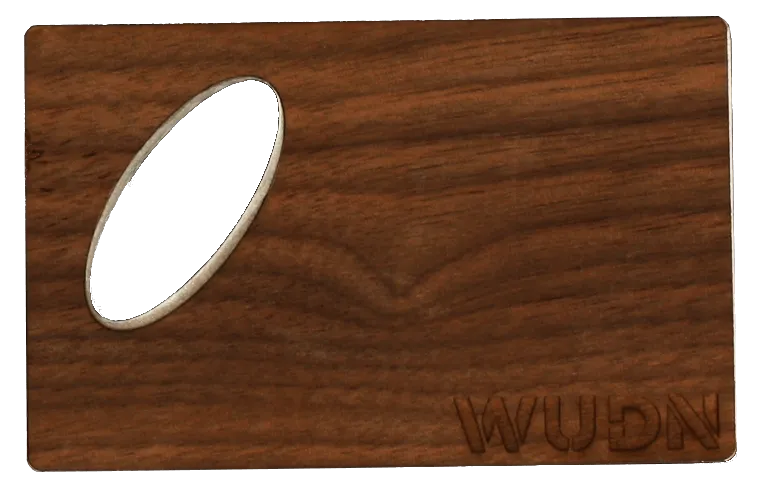 Customizable Wooden Credit Card Bottle Opener