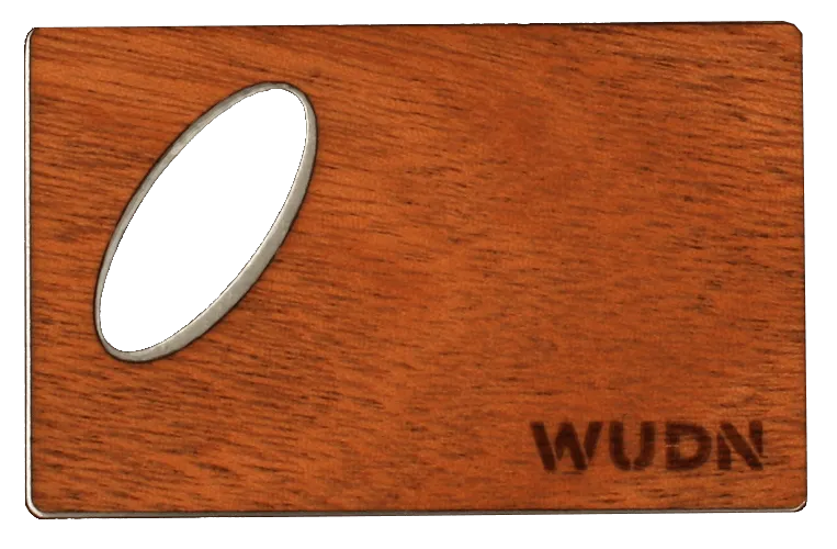 Customizable Wooden Credit Card Bottle Opener