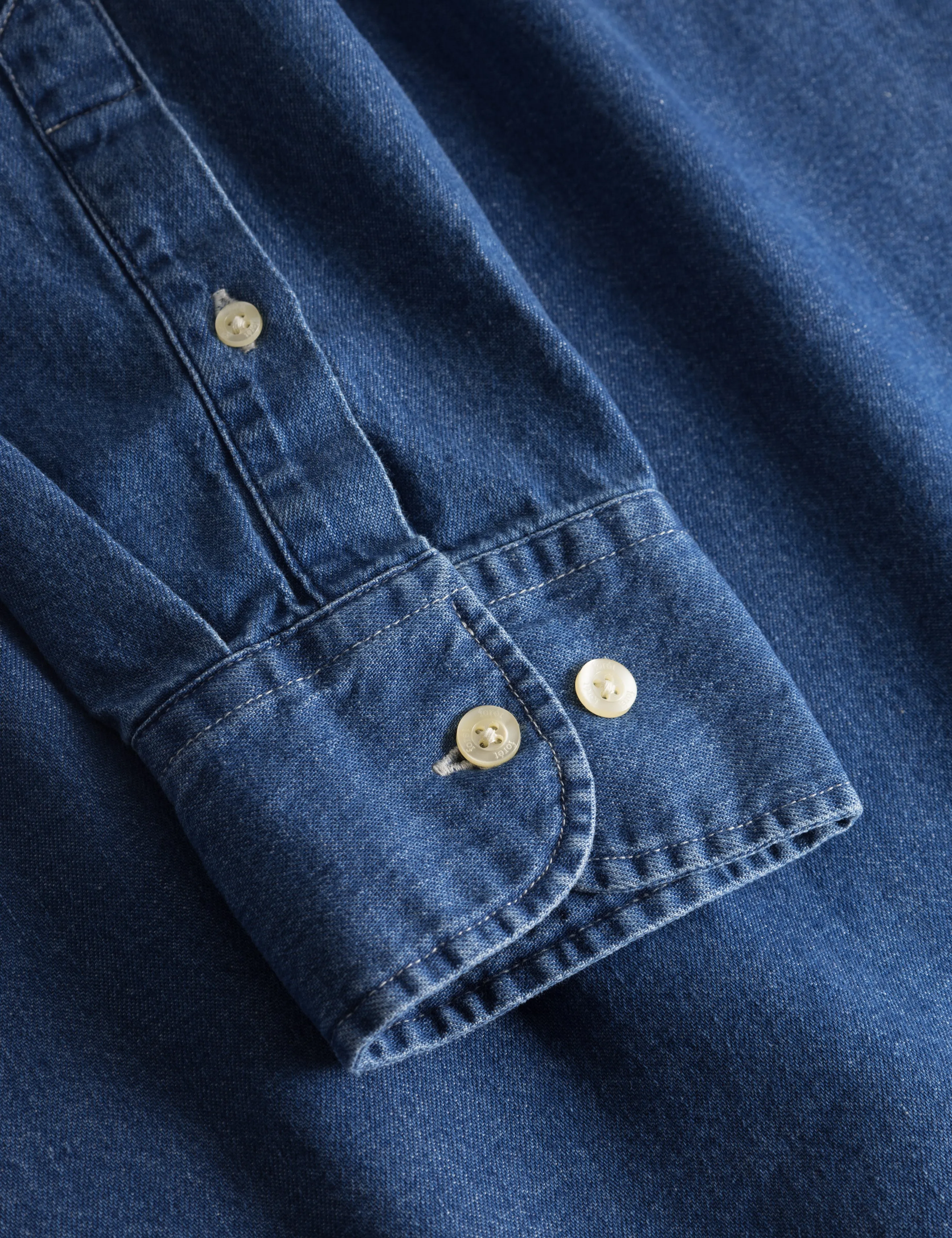 denim shirt - life - blue chambray