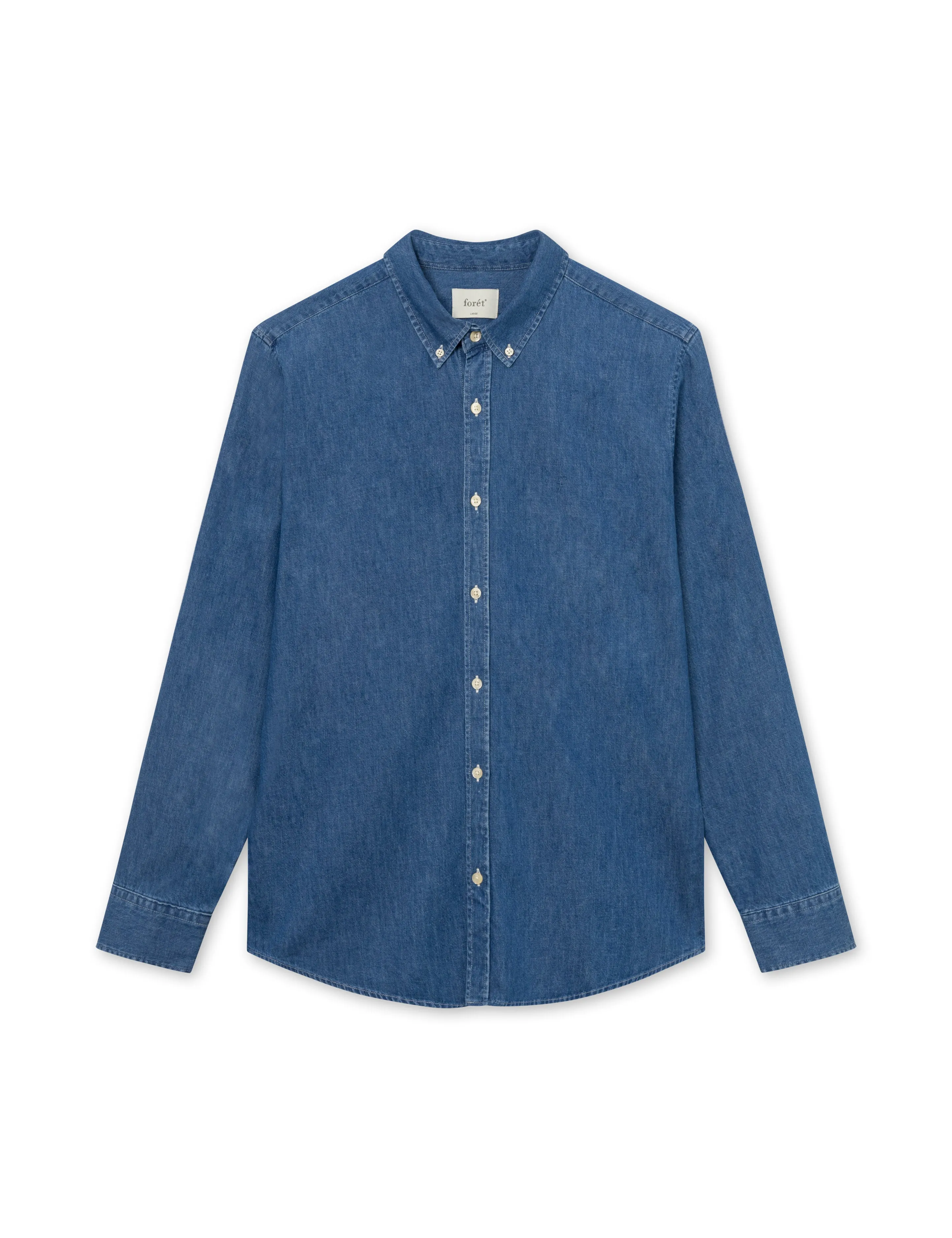 denim shirt - life - blue chambray