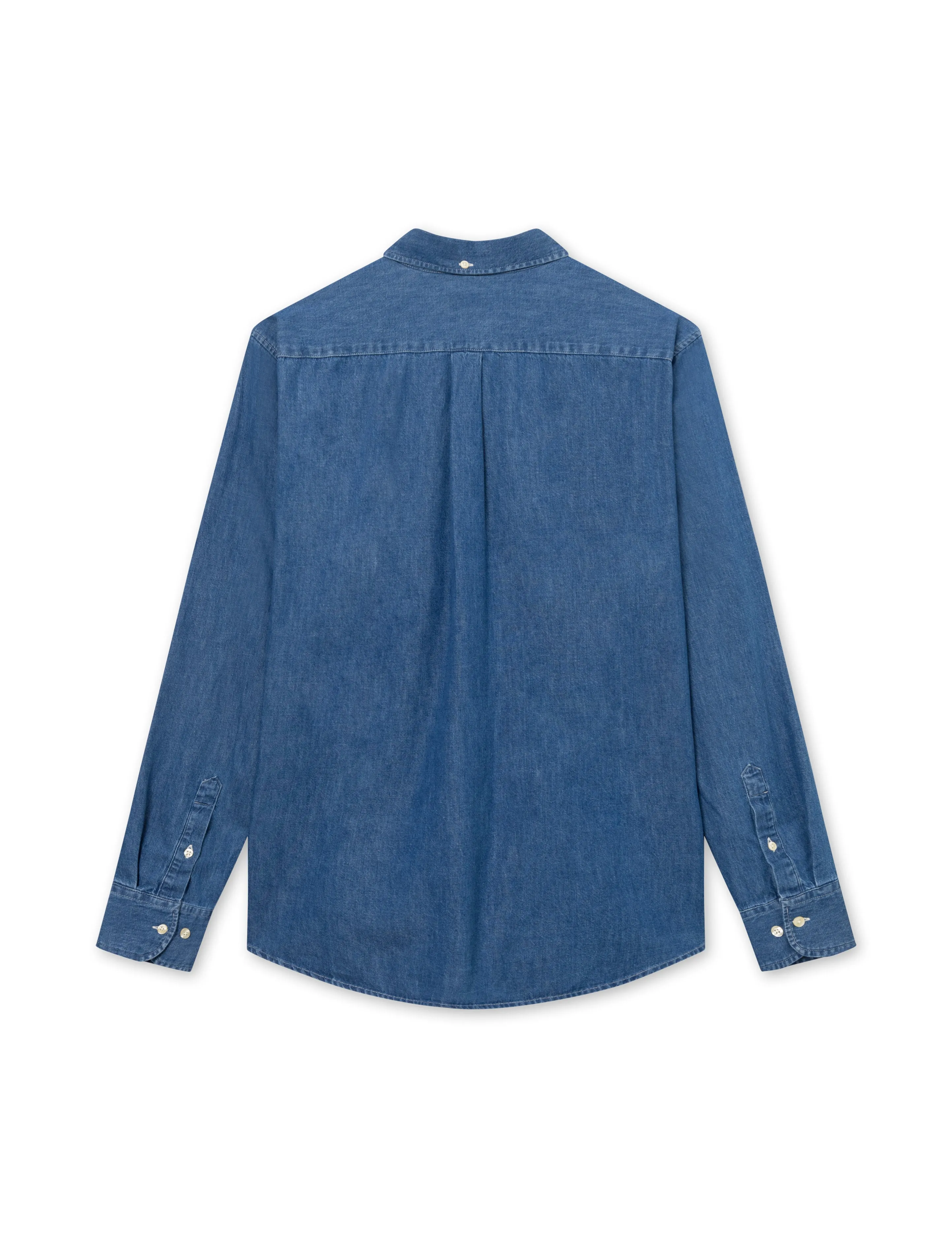 denim shirt - life - blue chambray