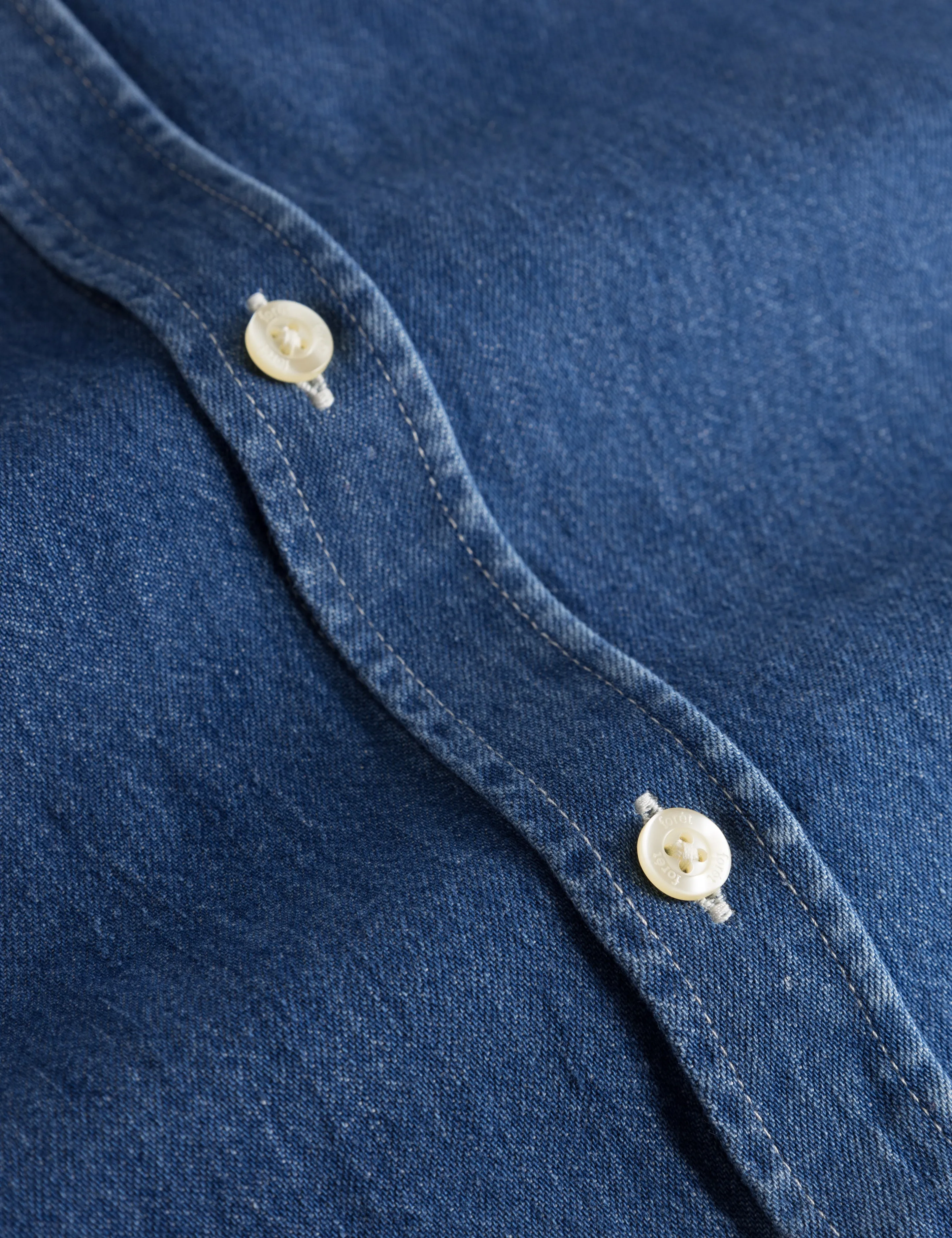 denim shirt - life - blue chambray