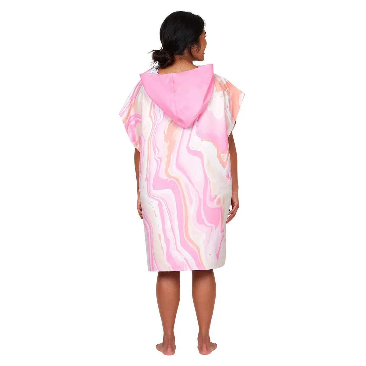 Dock & Bay Adult Poncho - Marble - Peach Melba - Outlet