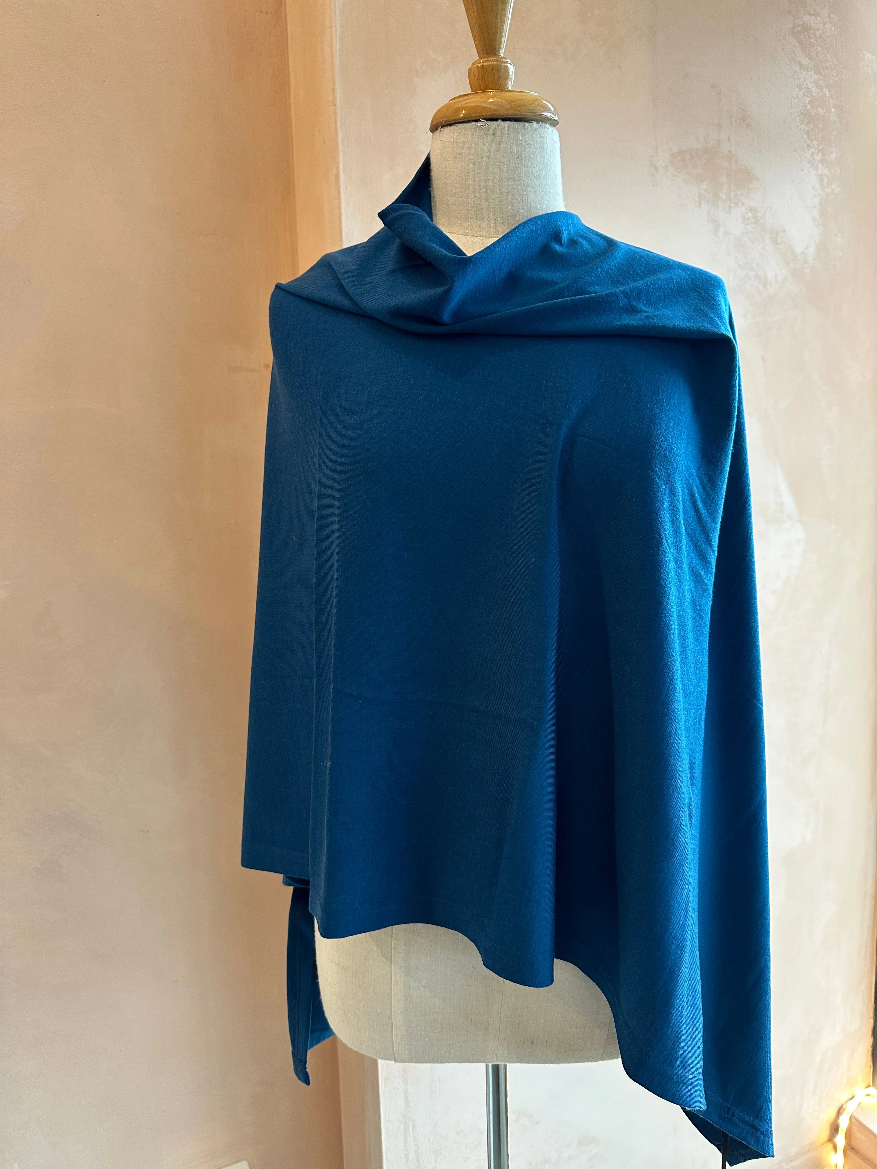 Ebony - 100% Wool Poncho - Seasonal Colours