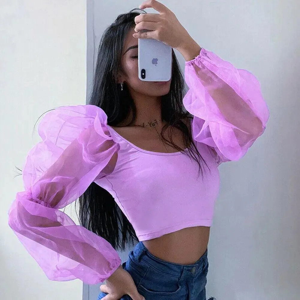 Elastic sleeve top