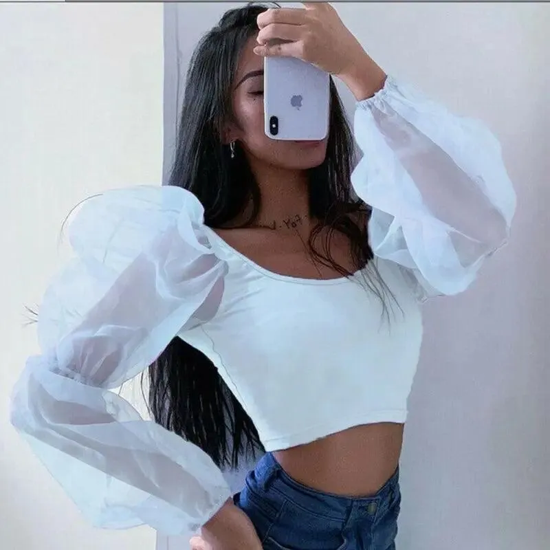 Elastic sleeve top