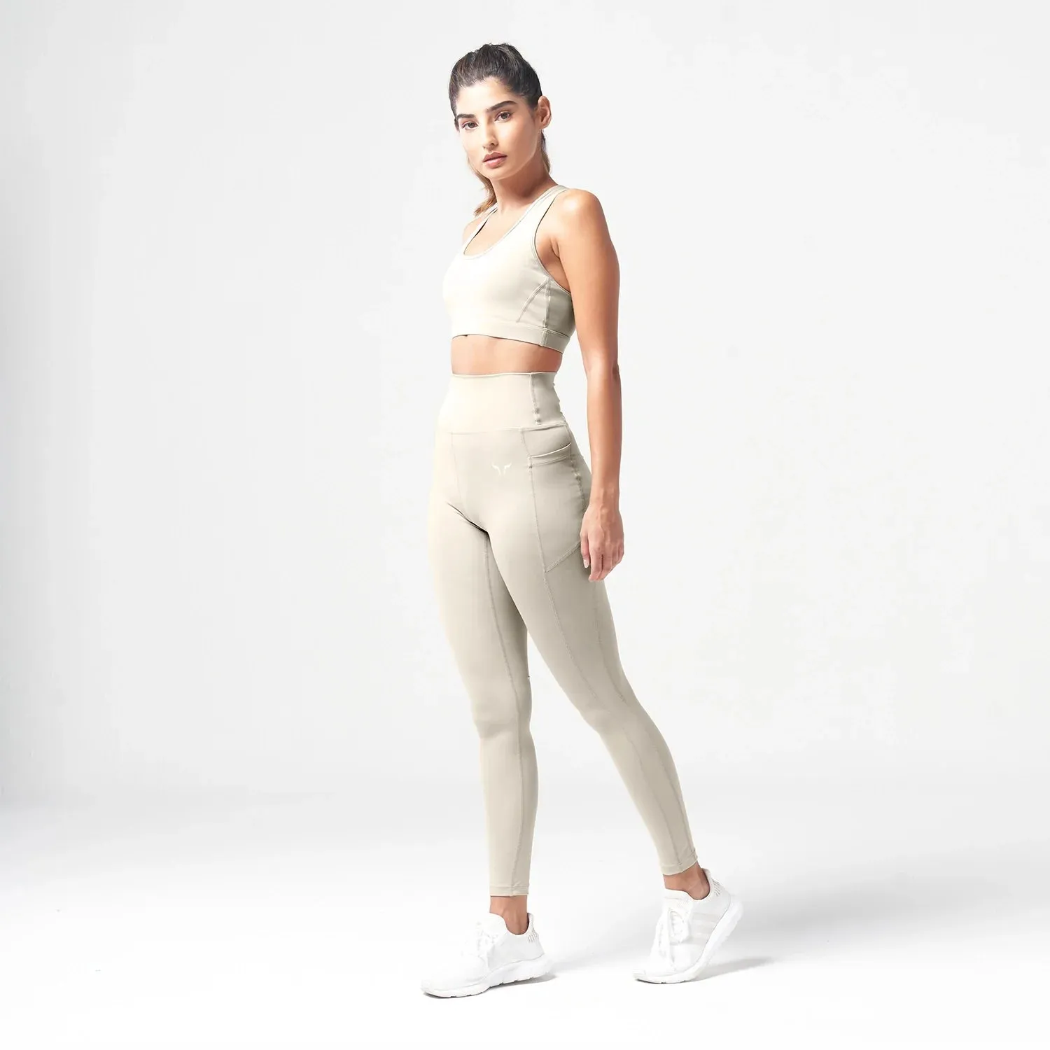 Essential High Waisted Leggings 27" - Silver Lining