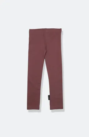 Extra Long Leggins _ Deep Mauve