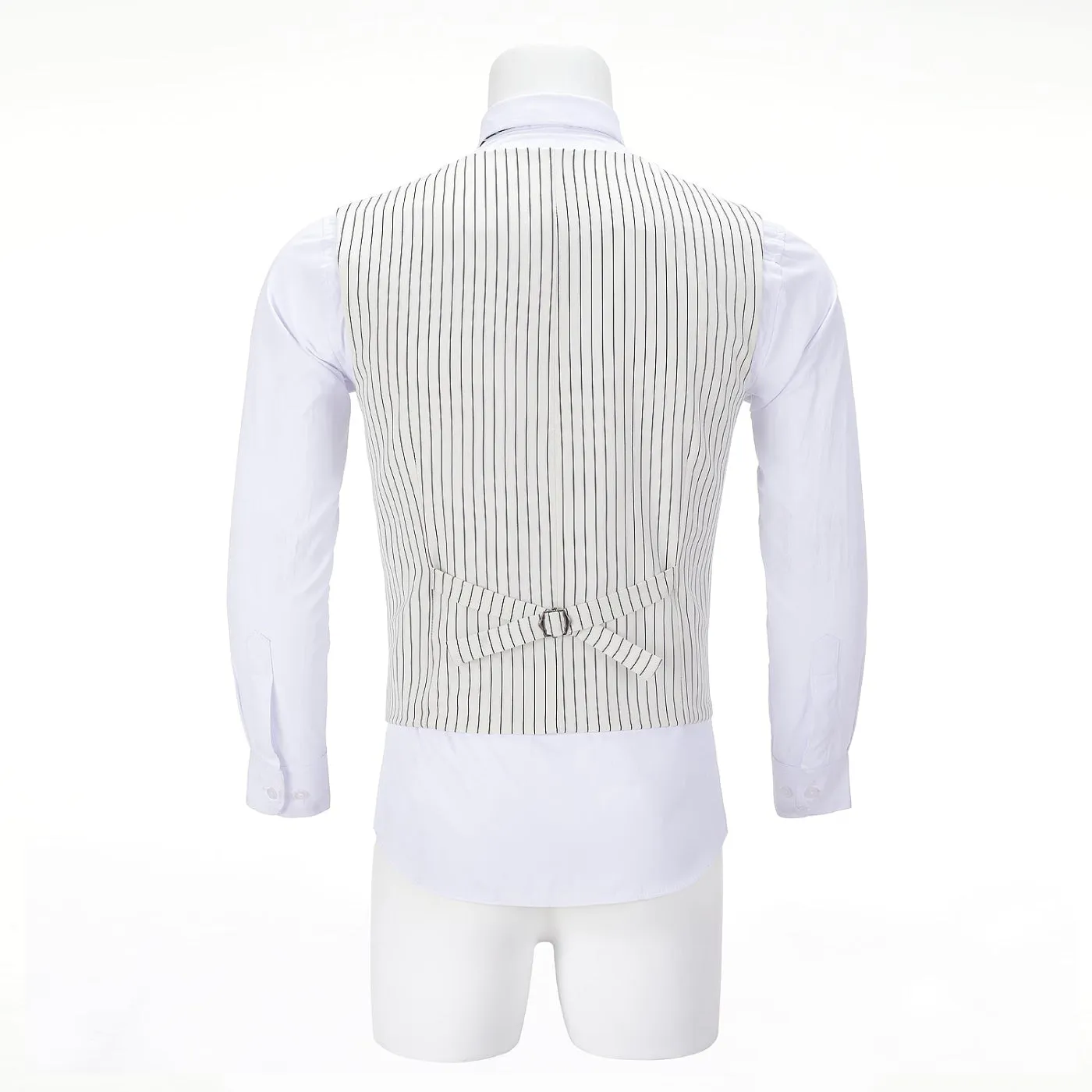 Fashion Men's Striped Vest V-neck Waistcoat