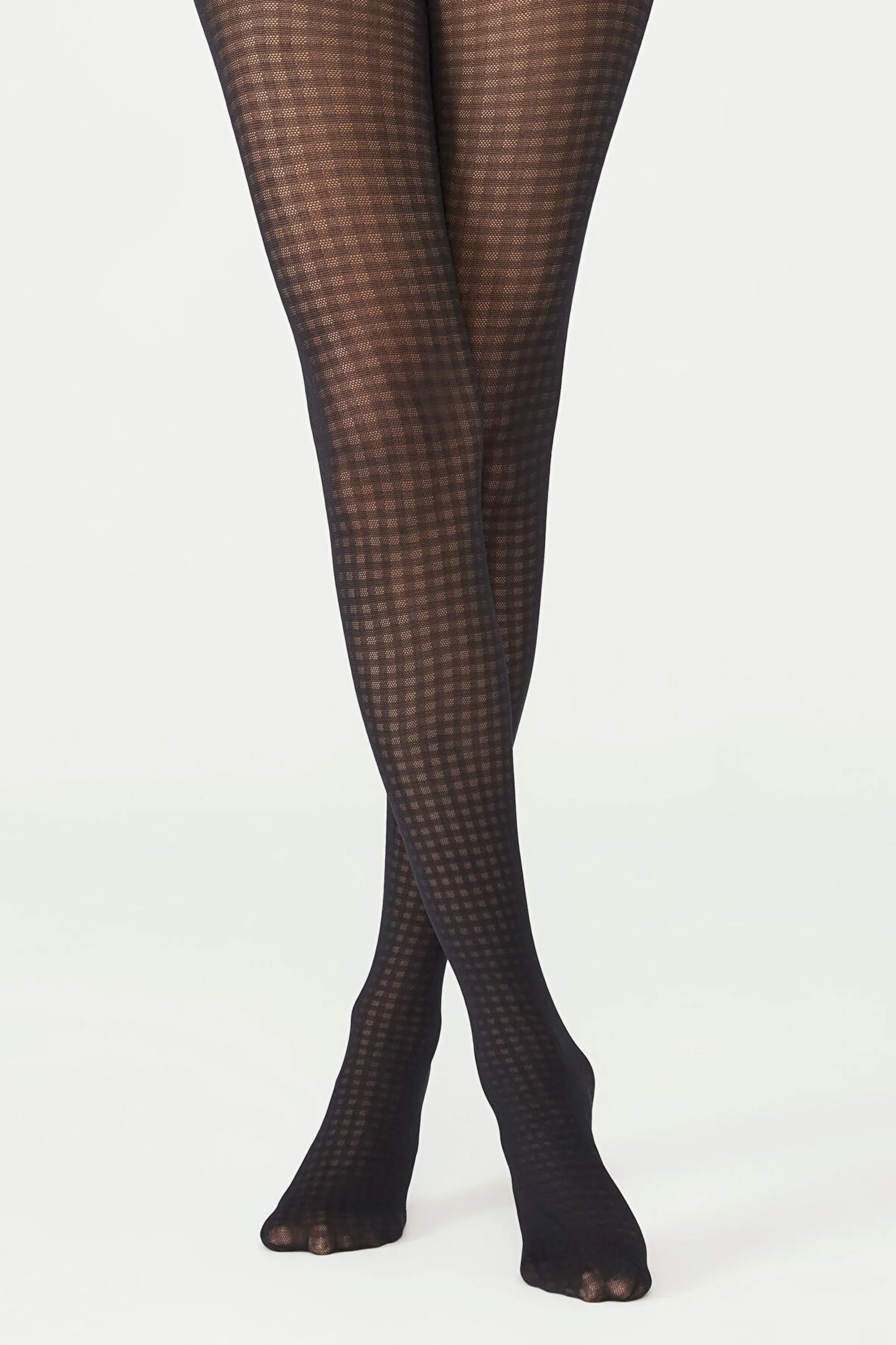 Fashion Tights, Gingham Pattern 40DEN