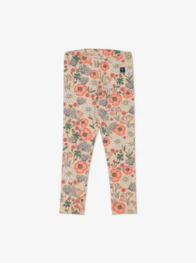 Floral Print Kids Leggings