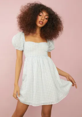 Forgotten Fairytale Gingham Babydoll Dress