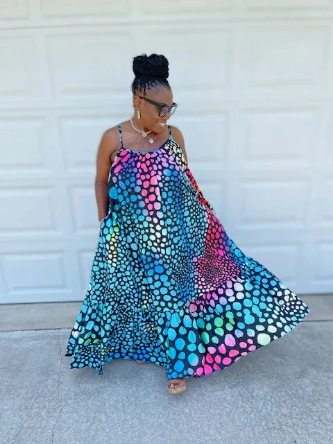 FREE FLOW PRINTED Maxi Dress