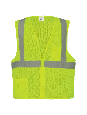 FrogWear® HV High-Visibility Lightweight Mesh Polyester Safety Vest - GLO-001