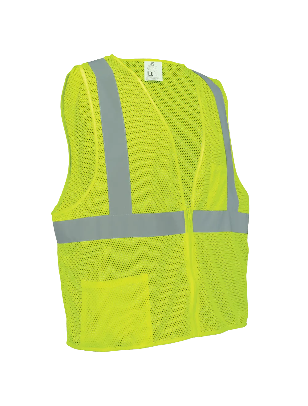 FrogWear® HV High-Visibility Lightweight Mesh Polyester Safety Vest - GLO-001