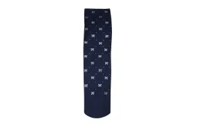 Girls thin tights - Bows - Navy Blue