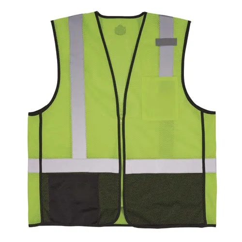 Glowear 8210z Hi-vis Class 2 Mesh Vest, Large To X-large, Lime, Ships In 1-3 Business Days