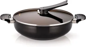 Happycall 5 Layer Nonstick Wok With Lid, 13IN