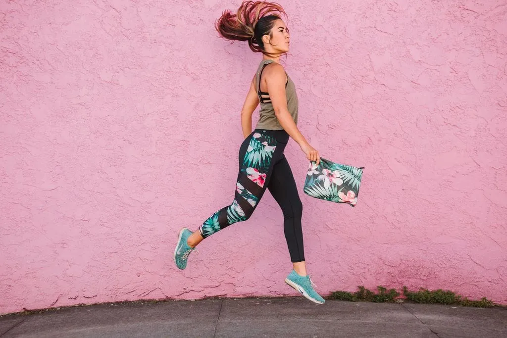 Hibiscus Palm | Nalani Track Legging