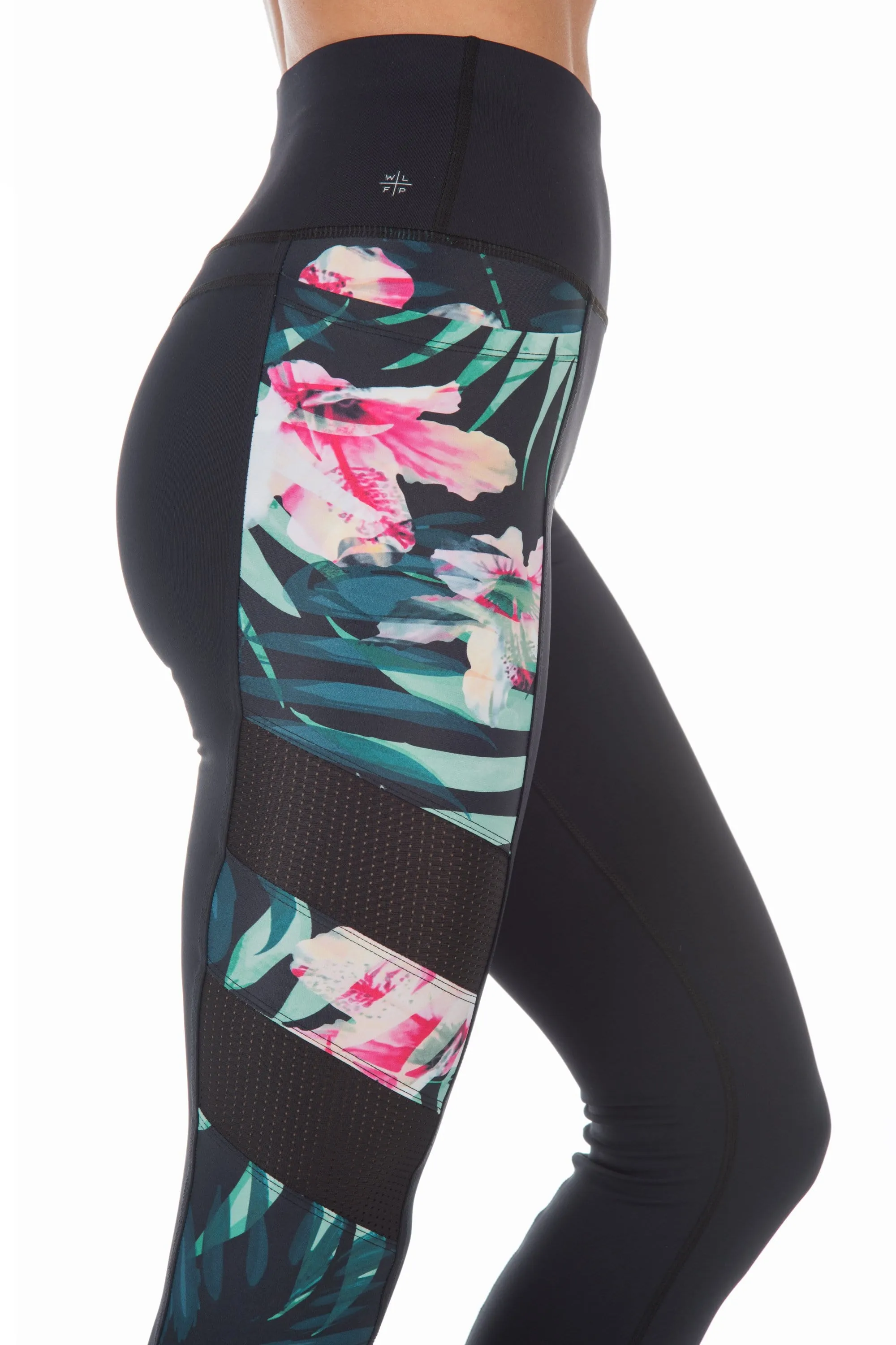 Hibiscus Palm | Nalani Track Legging