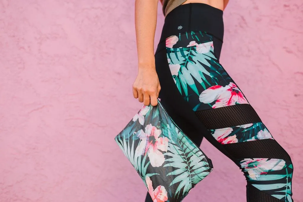 Hibiscus Palm | Nalani Track Legging