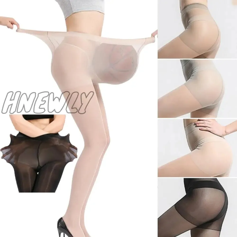 Hnewly Summer High Waist Sun Protection Stockings Ladies Sexy Breathable Elastic Tights Slim Tear Resistant Nylon Pantyhose Women