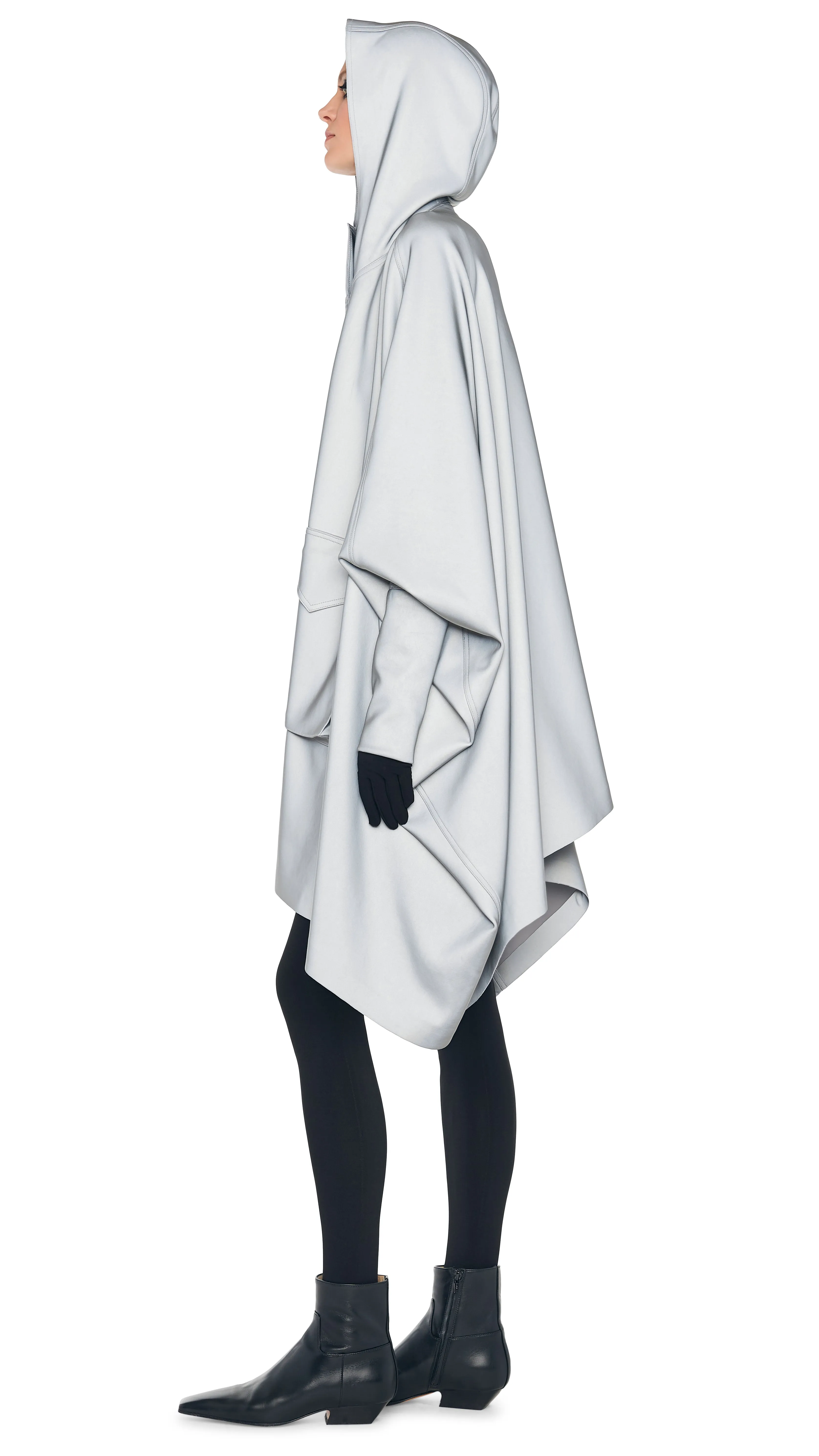 HOODED PONCHO