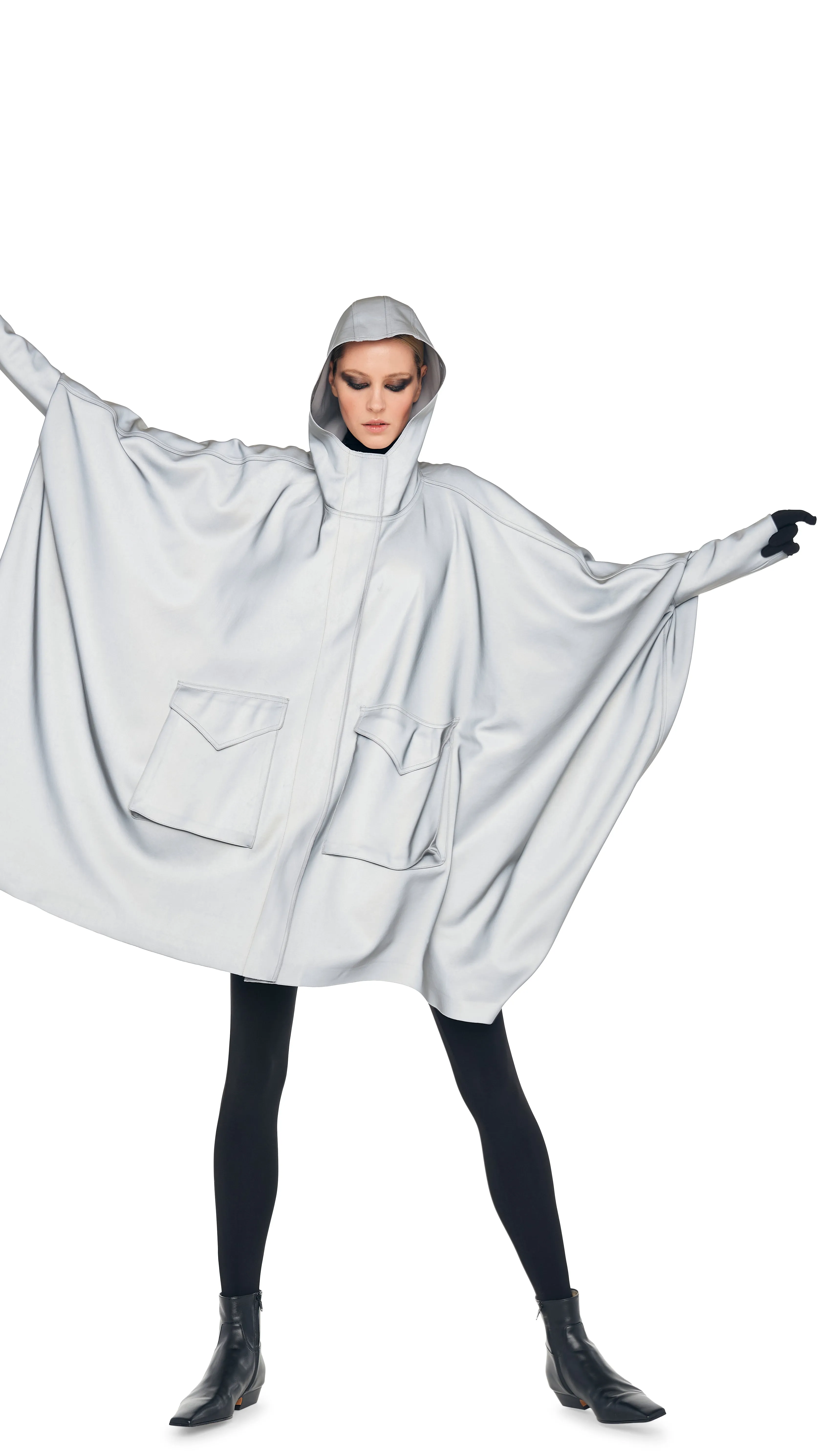 HOODED PONCHO