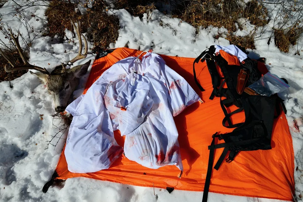 Hunters Tarp® / Meat Pack Liner by Caribou Gear®- Orange