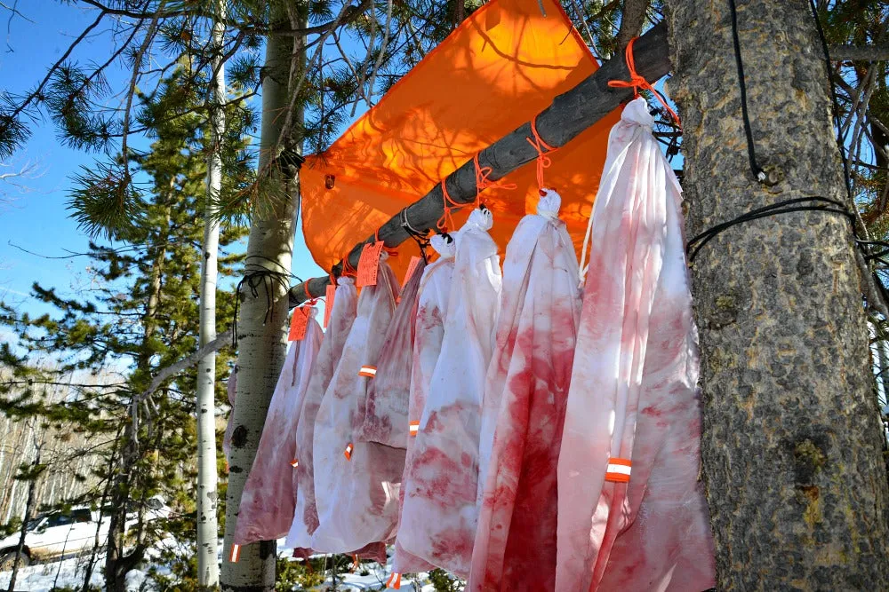 Hunters Tarp® / Meat Pack Liner by Caribou Gear®- Orange