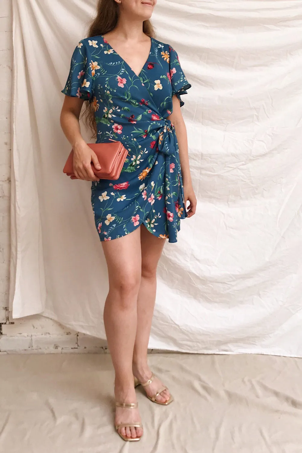 Julianne | Floral Wrap Dress