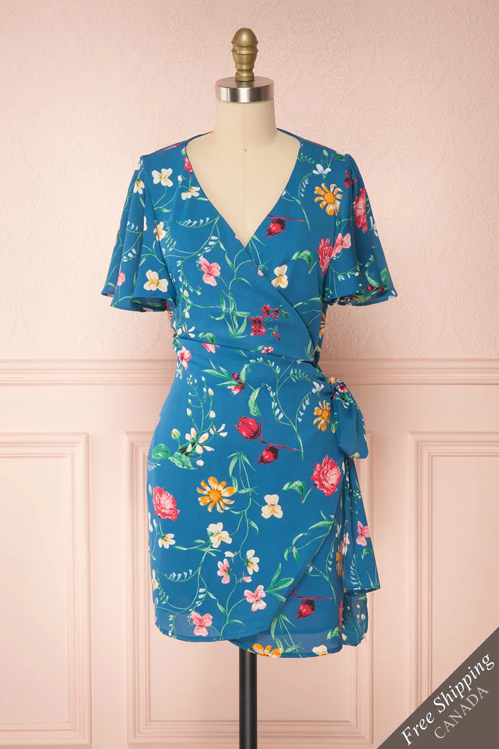 Julianne | Floral Wrap Dress